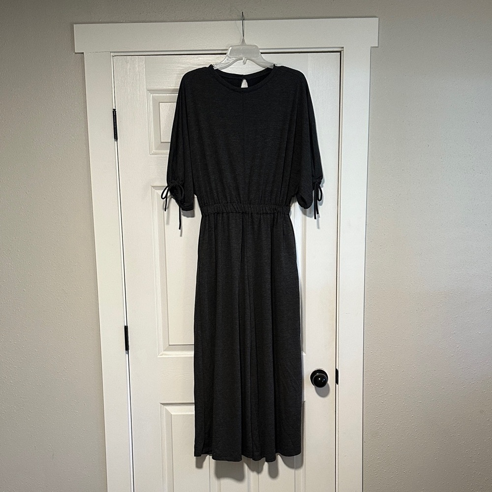 Three Bird Nest Grey Jersey Knit Pantsuit